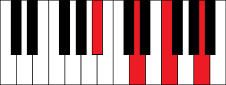 Bbmaj7 (B flat major 7th chord)